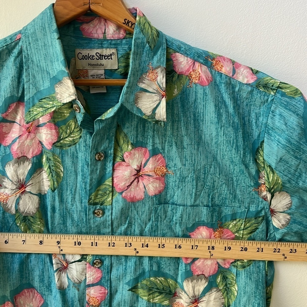 Cooke Street Men’s Classic Hawaiian shirt Size Large - Picture 8 of 8